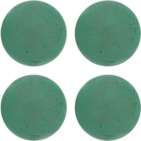 Boules de mousse florale verte pour compositions florales (4 pièces) (1/5)
