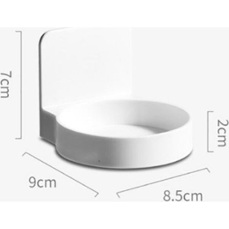Porte-gobelets - 2 pièces - Porte-gobelets pour salle de bain - Fixation murale - Autocollant - Étagère de salle de bain - Porte- (1/4)