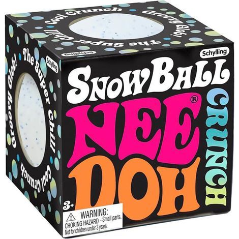 NeeDoh Snowball Squeeze Toy - A snowball squeeze toy that can relieve stress.