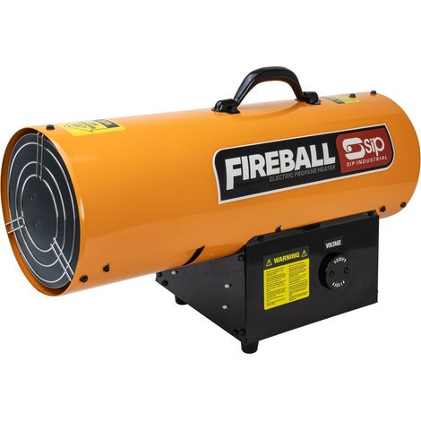 SIP FIREBALL DV170 110v/230v Dual Voltage Propane Space Heater - L64 x W22 x H38.5 cm