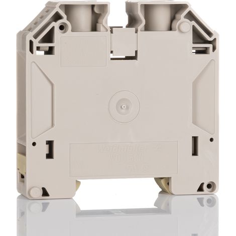 Bloc de jonction de traversée Weidmuller W, 70mm², A visser, Beige foncé ( Prix pour 1 )