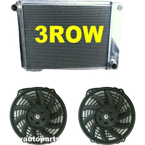 Radiador de aluminio, dimensiones del núcleo 17" de alto x 20 1/4" de ancho, dimensiones totales 19-1/4" de alto x 28-3/4" de ancho, entrada superior 1 1/2", salida inferior 1 3/4", peso del artículo (1/5)