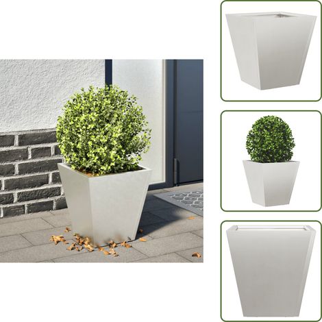vidaXL Jardinière 30x30x30 cm acier inoxydable (1/5)