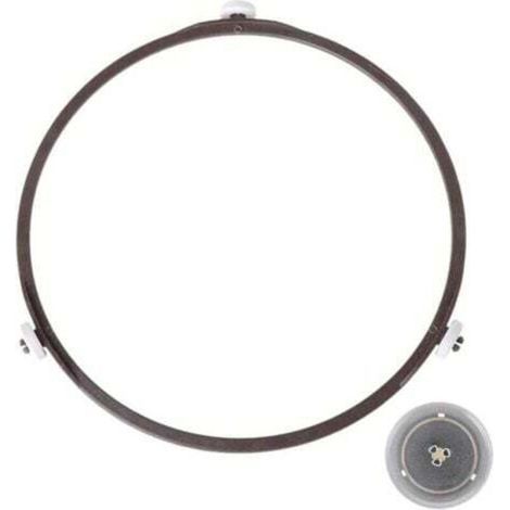 Support plateau tournant universel de 17.8cm,Anneau Rotatif Micro-ondes de Plateau Tournant pour Universel Support en Verre 17.8cm Diamètre (Brun) (1/4)