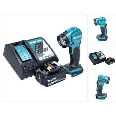 Makita DEADML 815 RG1 LED Akku Handleuchte 14,4 - 18 V 160 lm + 1x Akku 6,0 Ah + Ladegerät (1/5)