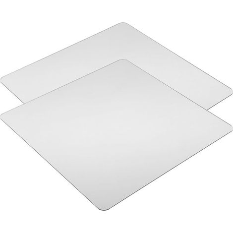Set mit 2 selbstklebenden Acryl-Wandspiegelfliesen, 30 cm (1/5)