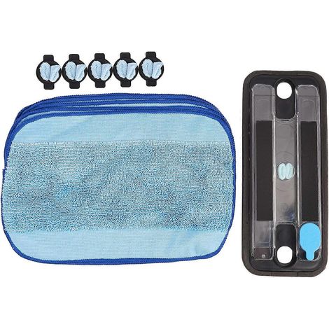 Pièces détachées pour aspirateur iRobot Braava 380t, 380T, 320, Mint, 4200 et 5200 : lingette de lavage, réservoir de nettoyage, capuchon de mèche et serpillière. (1/5)