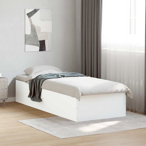Estructura de cama de suelo Blanco 80 x 200 cm (1/5)