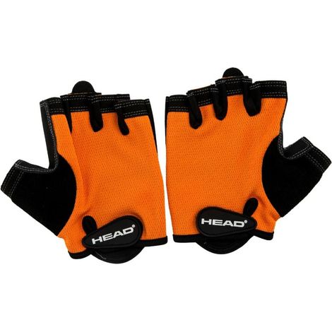 HEAD Guanti Senza Dita Allenamento Taglia L Arancione/Nero Ciclismo Sollevamento Pesi (1/4)