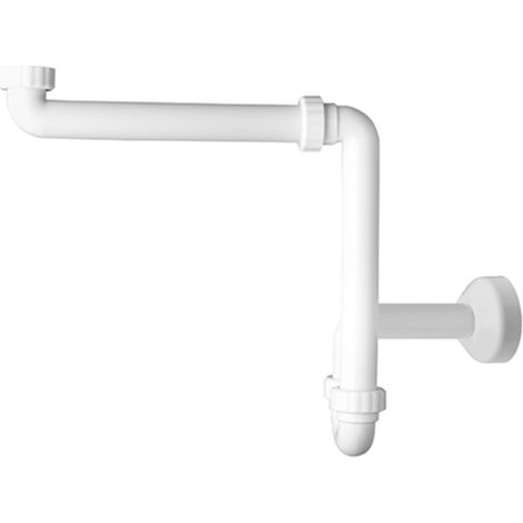 Sifone salvaspazio bianco 1”1/4 x Ø32 (1/3)
