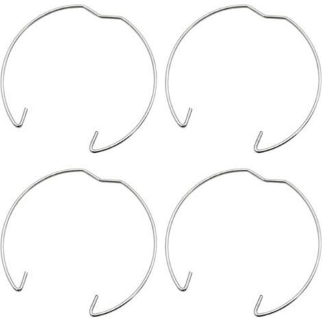 36 pièces anneau à ressort 50mm pour spot GU10 MR16 anneau à ressort anneau de fixation clip pour ampoules LED halogène ou spots encastrés en argent.