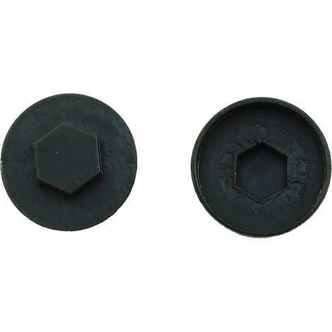 Jcp Fixings Juniper Green Cover Caps 16mm - Box of 1000 (1/2)