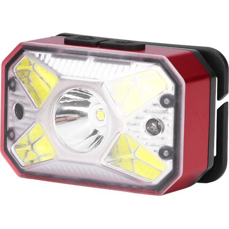 Lampe frontale LED rechargeable USB pour course de nuit, éclairage extérieur puissant avec technologie COB