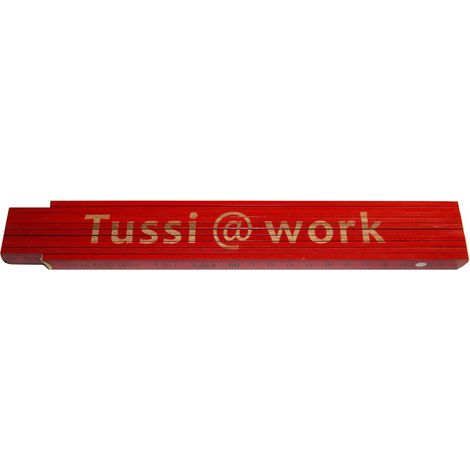 Zollstock Tussi @ work 2 m rot Zollstock
