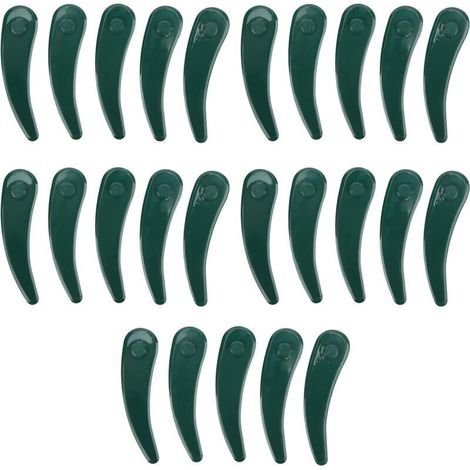 Lot de 25 lames de rechange pour tondeuse à gazon Bosch -L83-Crezuo (1/4)