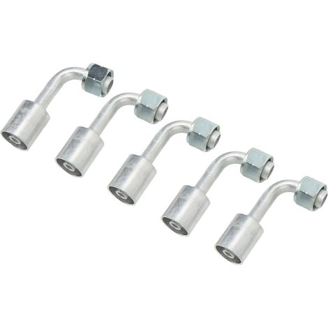 90°-Aluminium-Klimaanlagenanschluss für Fahrzeuge, 10 Stück, universeller rechtwinkliger Anschluss für Fahrzeuge (1/5)