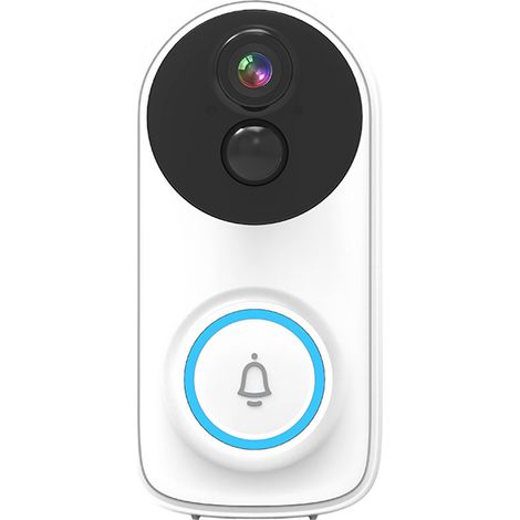 Sonnette vidéo intelligente avec caméra de surveillance sans fil basse consommation pour la maison (1/5)