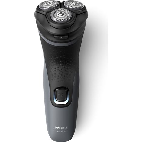 Philips – Rasoir électrique rechargeable homme – 3 têtes flexibles 4 directions – 27 lames PowerCut auto-affûtées – Étanche IPX7 pour rasage sous la douche