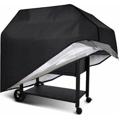 Barbecue Cover, Rectangular Camping Barbecue, L-170 × 61 × 117CM, Durable 210D Oxford BBQ Protective Tarp, Waterproof, Dustproof, UV-resistant, Anti-aging Grill Cover (1/4)