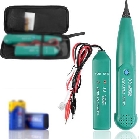 MS6812 Anti-Interference Cable Tester - Professional Detector for LAN Network Lines and RJ11 Telephone Cables (1/5)