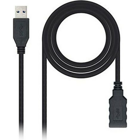USB 3.0 A maschio a USB A femmina NERO  3m Cavo da USB 3.0A maschio a USB A femmina (1/2)