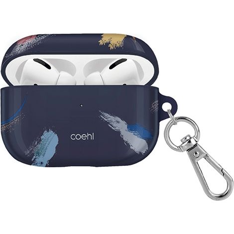 Custodia UNIQ Coehl Reverie per AirPods Pro blu/blu di Prussia (1/3)