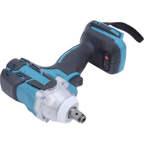 Clé à choc sans balais 21V couple élevé poignée antidérapante rechargeable pour batterie Makita (1/5)