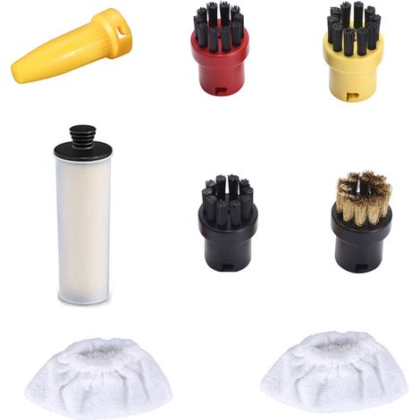 Kärcher SC3 Descaling Stick and Small Round Brush Set (8 pieces) - Descaling agent suitable for Karcher SC2 and SC3. (1/5)