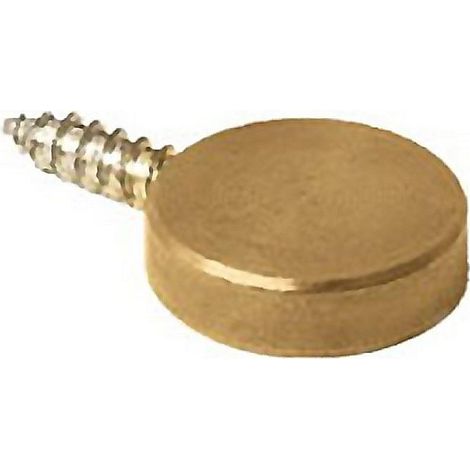 WURKO portaestante espiga laton caja 200 , Portaestante redondo para muebles. - Con espiga rosca madera de 1,5cm. - Latón Diámetro 1,5cmCaja de 200 unidades.