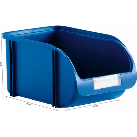 Gaveta apilable color titanium azul 10 cm (1/2)