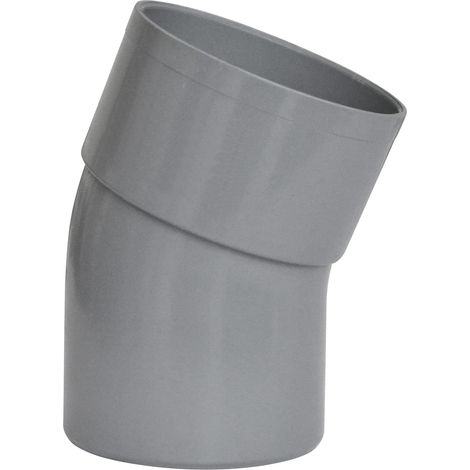 Jardibric – Coudes PVC 20° Mâle Femelle – Raccord d'évacuation Ø 100 mm – Résistant aux intempéries et produits chimiques – Installation facile (1/2)