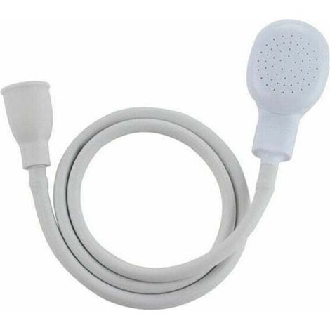 Pommeau de che – Pommeau de che en plastique avec raccord universel pour lavabos, flexible de che portable pour animaux de compagnie, flexible de che universel pour montage sur robinet (1/4)