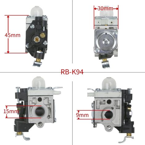 Pour carburateurs Echo RB-K93 K94, compatible avec les carburateurs SRM225 GT225 PAS225 PE225 (1/3)