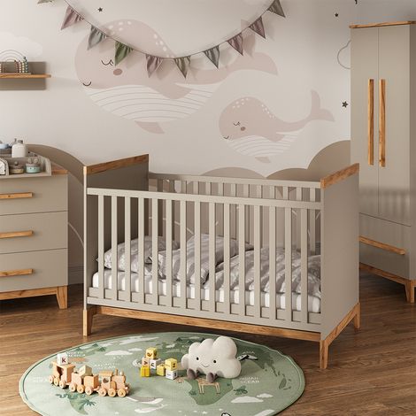 Set per cameretta Malia, Quercia cashmere, 5 parti, Vitalispa