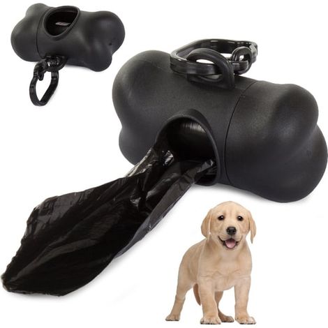 Conteneur à sacs à déjections canines + sacs (1/5)