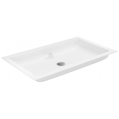 Keuco X-Line Varicor lavabo avec trou pour robinet, sans trop-plein, 805 x 493 mm - 33160708001