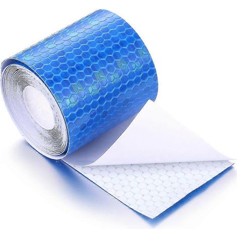 Botao 8 Stück reflektierendes Klebeband, prismatisches, hochreflektierendes, selbstklebendes Vinyl-Reflexband, gut sichtbarer Sicherheits-/Markierungsaufkleber