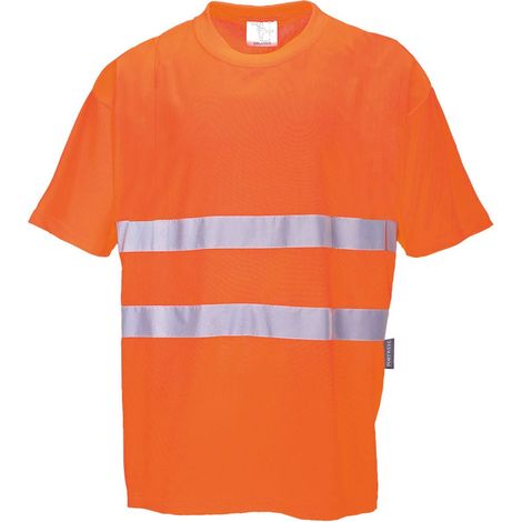 Bequemer Baumwoll-T-Shirt Farbe: Orange Größe: XS - Portwest