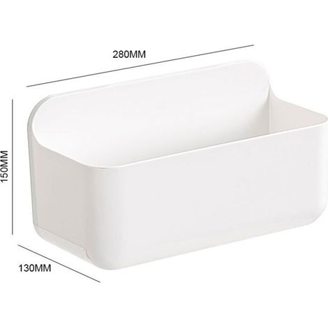 Mensola portaoggetti da bagno con ventosa, scolapiatti a parete, supporto da appendere senza foratura per sapone e accessori da WC, non è necessaria alcuna foratura.