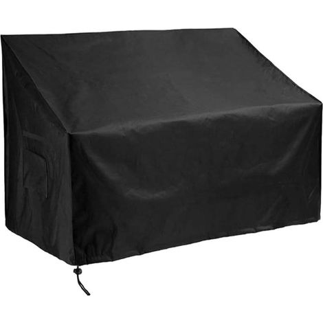 2/3/4 Seater Garden Bench Cover Waterproof Outdoor Furniture Covers with Extra PVC Coating Durable Oxford Material, Patio Loveseat Cover (2 Seater (53L x 26W x 35H)) (1/5)