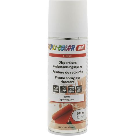 Dupli Color Dispersion Wandfarbe weiß zum Abdecken verschmutzter Wände für Innen- und Außenbereich überstreichbar mit Dispersionen, 200ml (1/3)