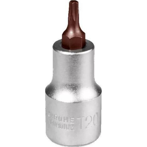 Douille 1/2" TORX T20 - Acier CrV - Embout S2 - Pour Clés À Chocs Et Manuels - Unité