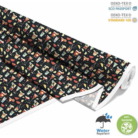 Outdoor-Dekorstoff Oxford – Cocktail-Motiv DX8336 (1/5)