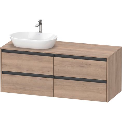 Duravit Ketho.2 Konsolenwaschtischunterbau wandhängend,