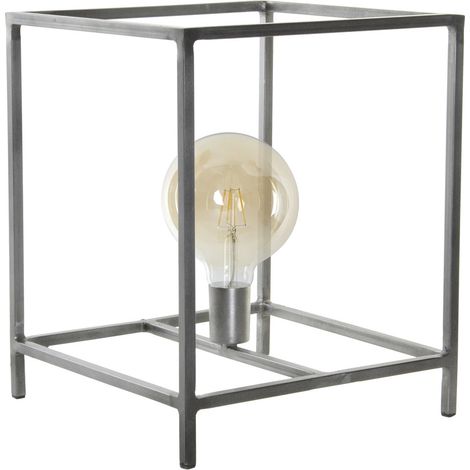 Metalltischlampe 33x333x40 dunkelgraues Metall mehrfarbiger Farbfamilienfamilien -Tischlampen Details (1/5)