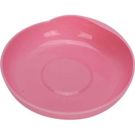 Assiette anti-déversement à ventouse pour personnes âgées, vaisselle antidérapante rouge pour personnes handicapées (1/5)