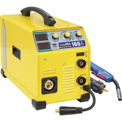 GYS – Poste à souder MIG/MAG 160 A – Technologie inverter – Soudage acier, inox, aluminium – Réglage d'intensité – SKU 32255
