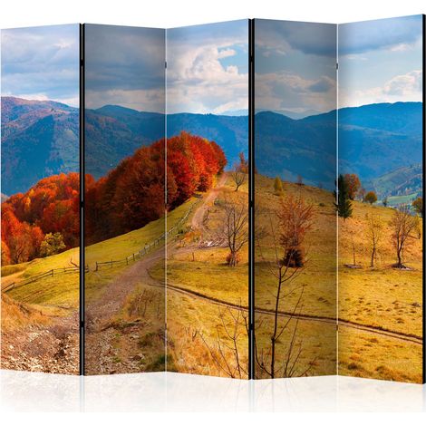 Paravento - Autumn landscape in the Carpathian mountains II [Room Dividers] - 225x172 (1/4)