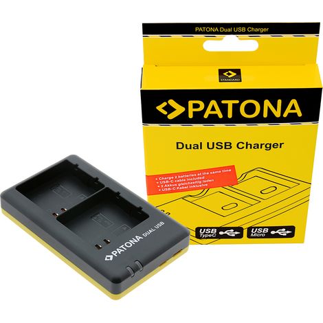 PATONA Dual USB Ladegerät Arlo A-7A A-14 Pro 3 Pro 4