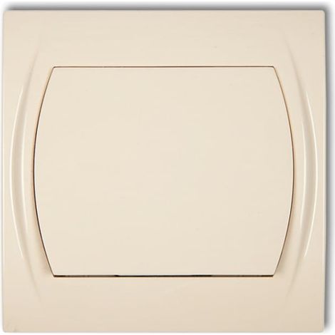 Interrupteur unipolaire beige 1LWP-1